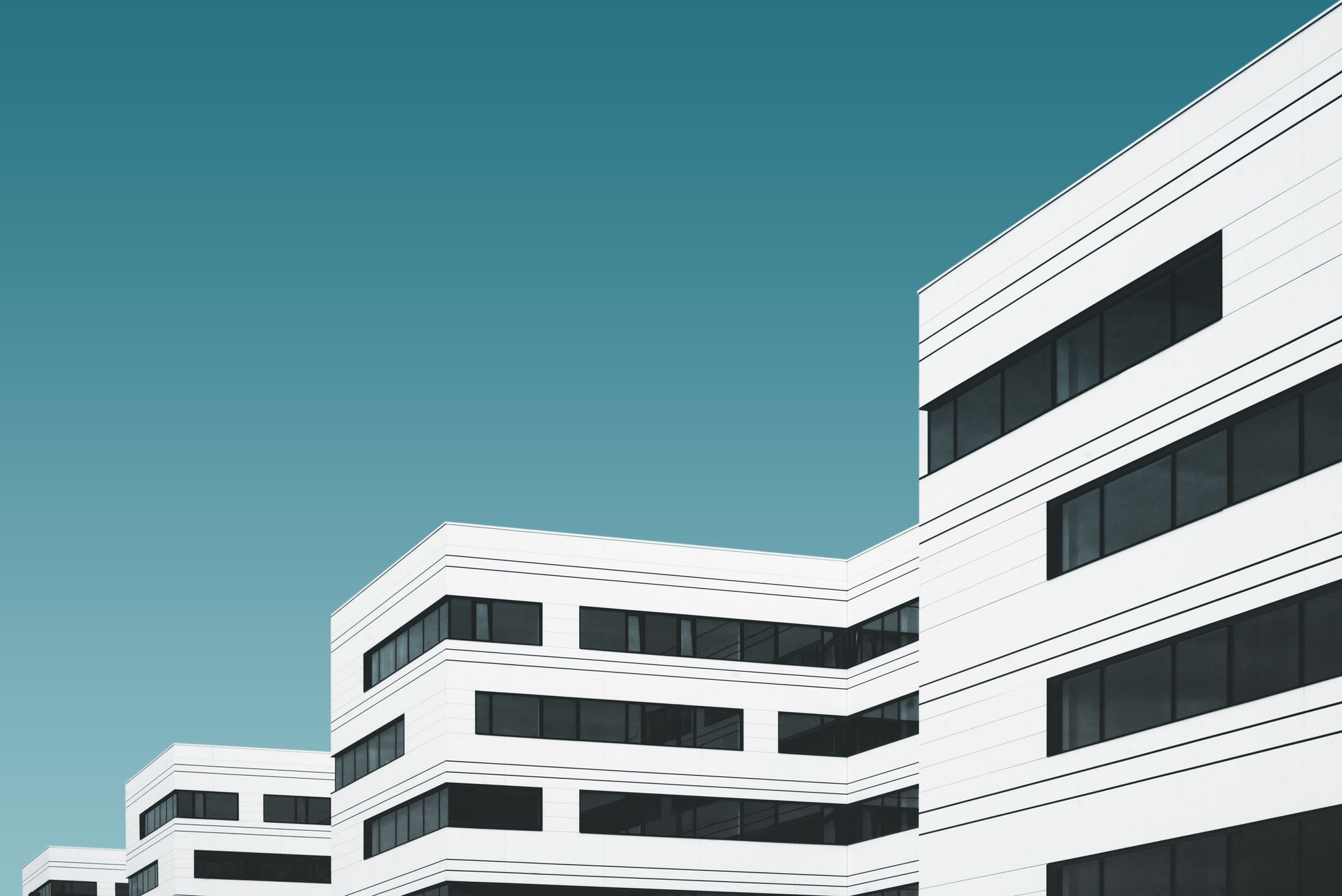 digital photo of white hospital buildings